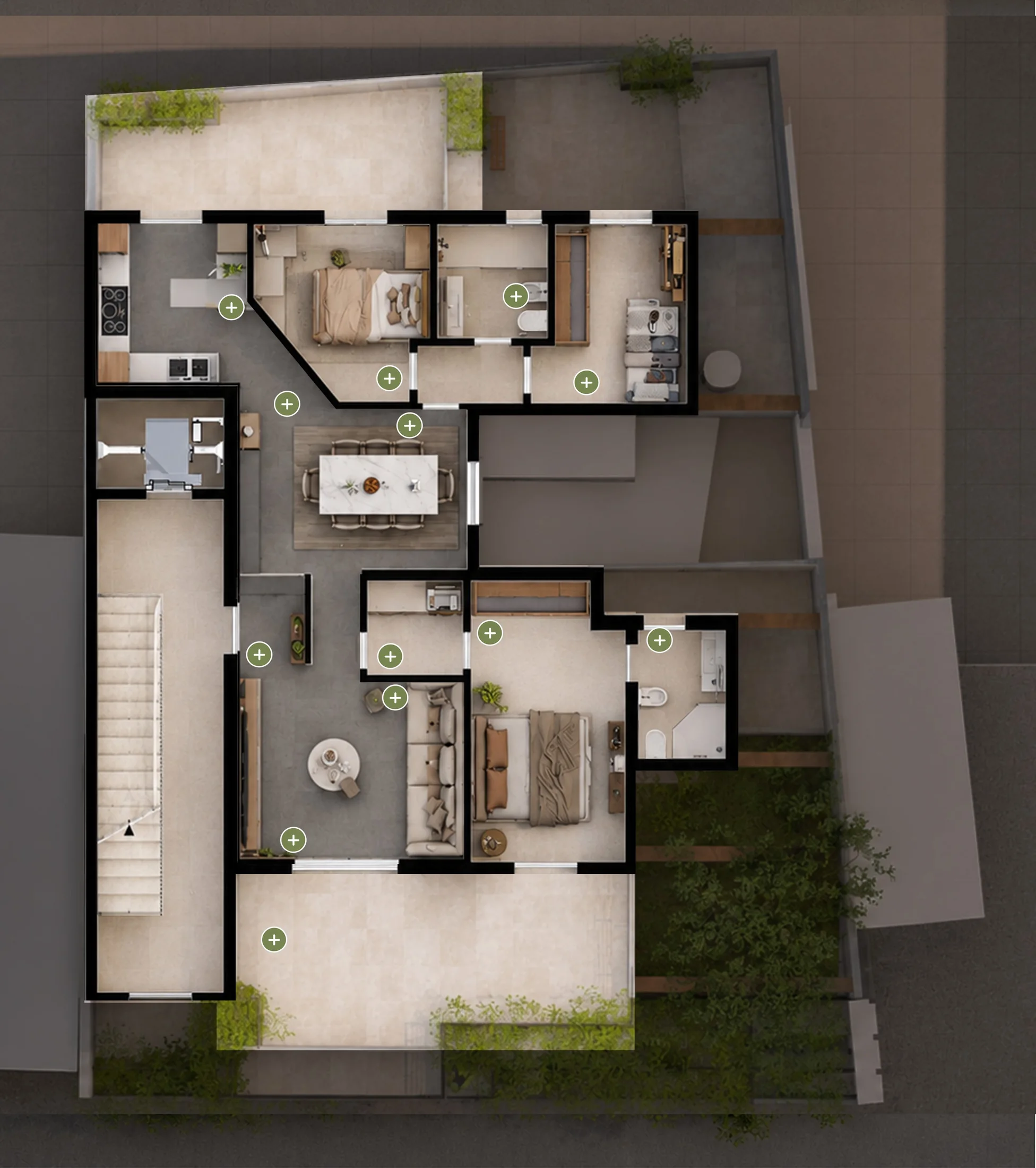 Planimetria tour Residenza 6