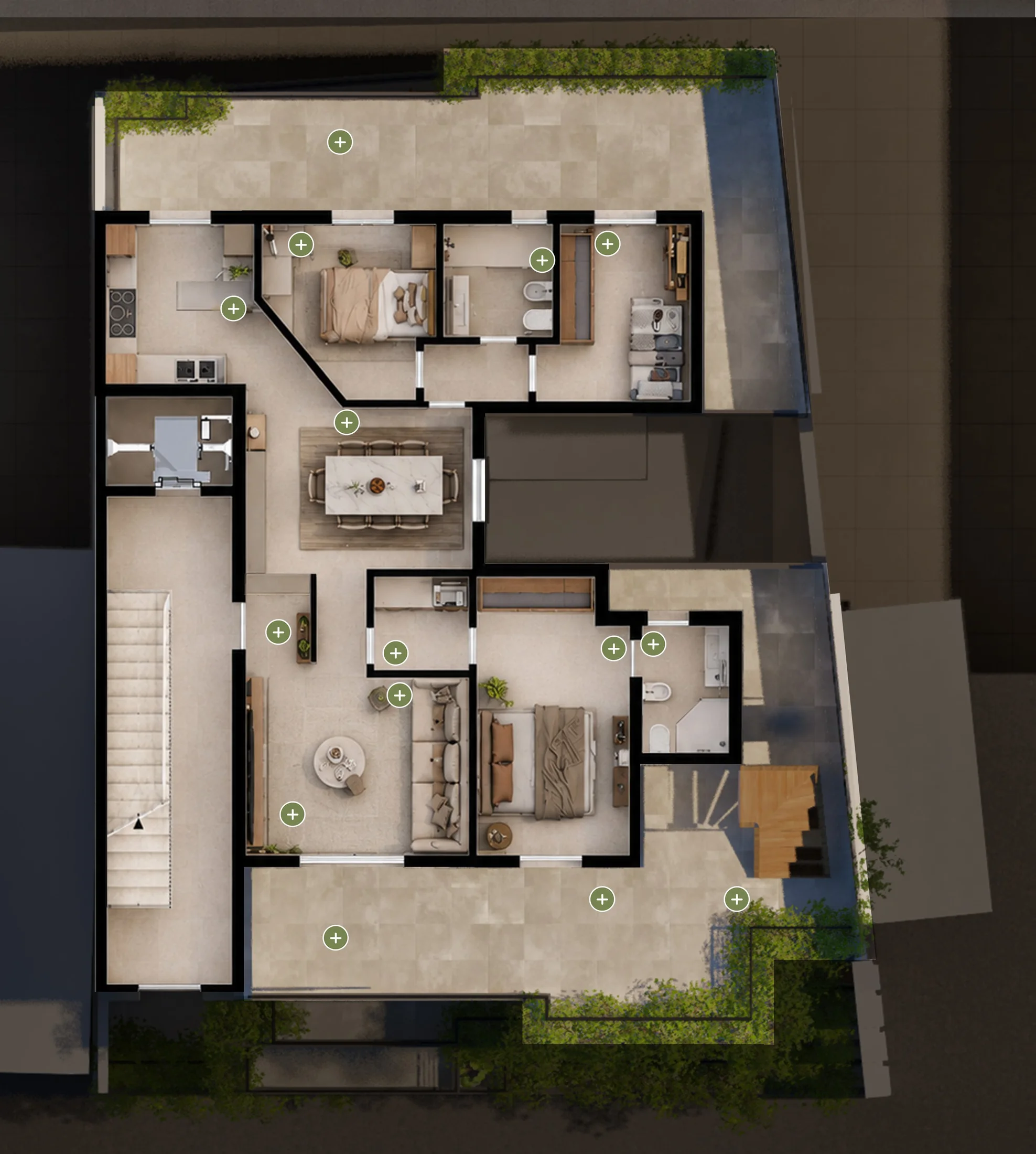 Planimetria tour Residenza 7