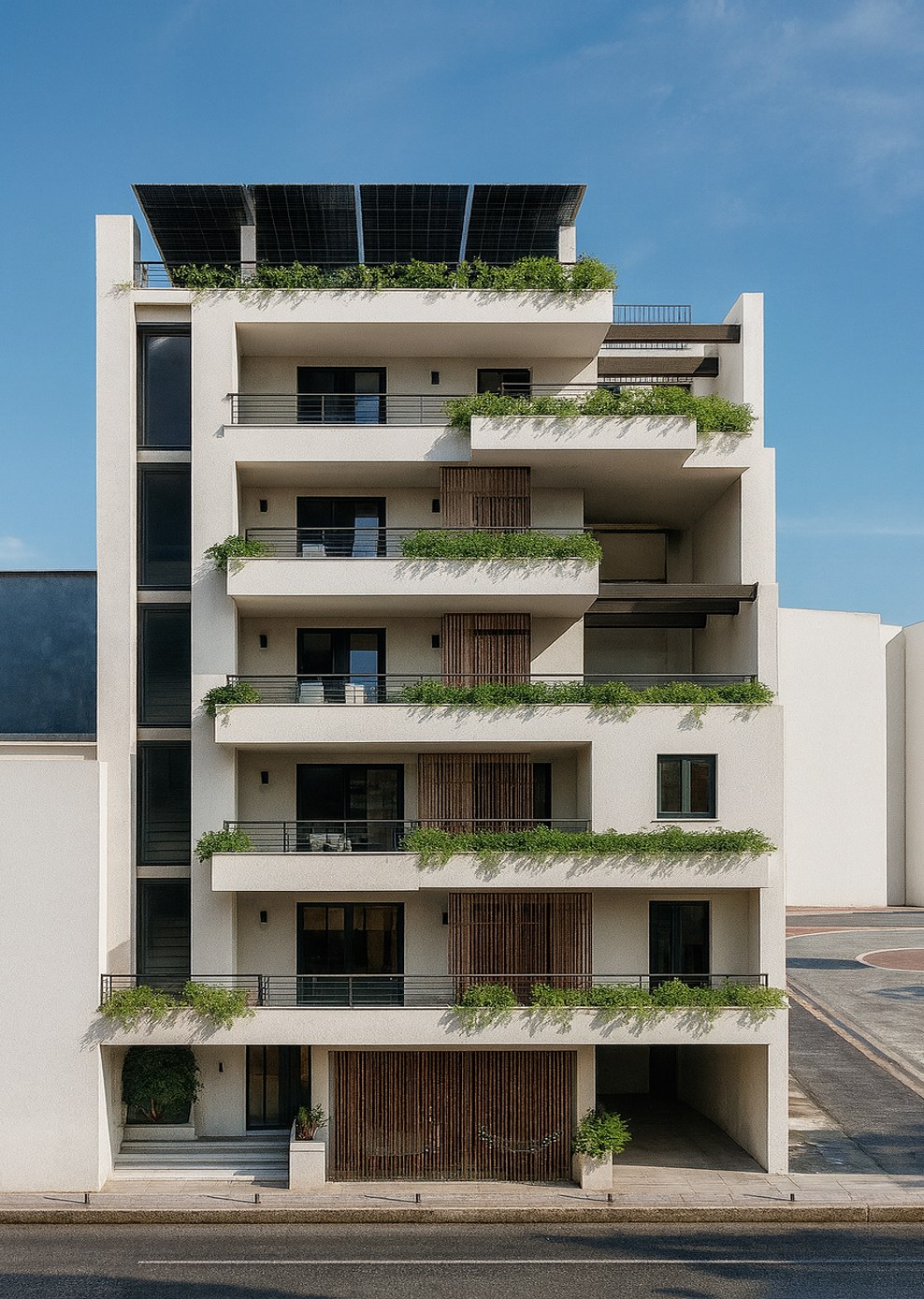 Prospetto principale delle Residenze San Paolo