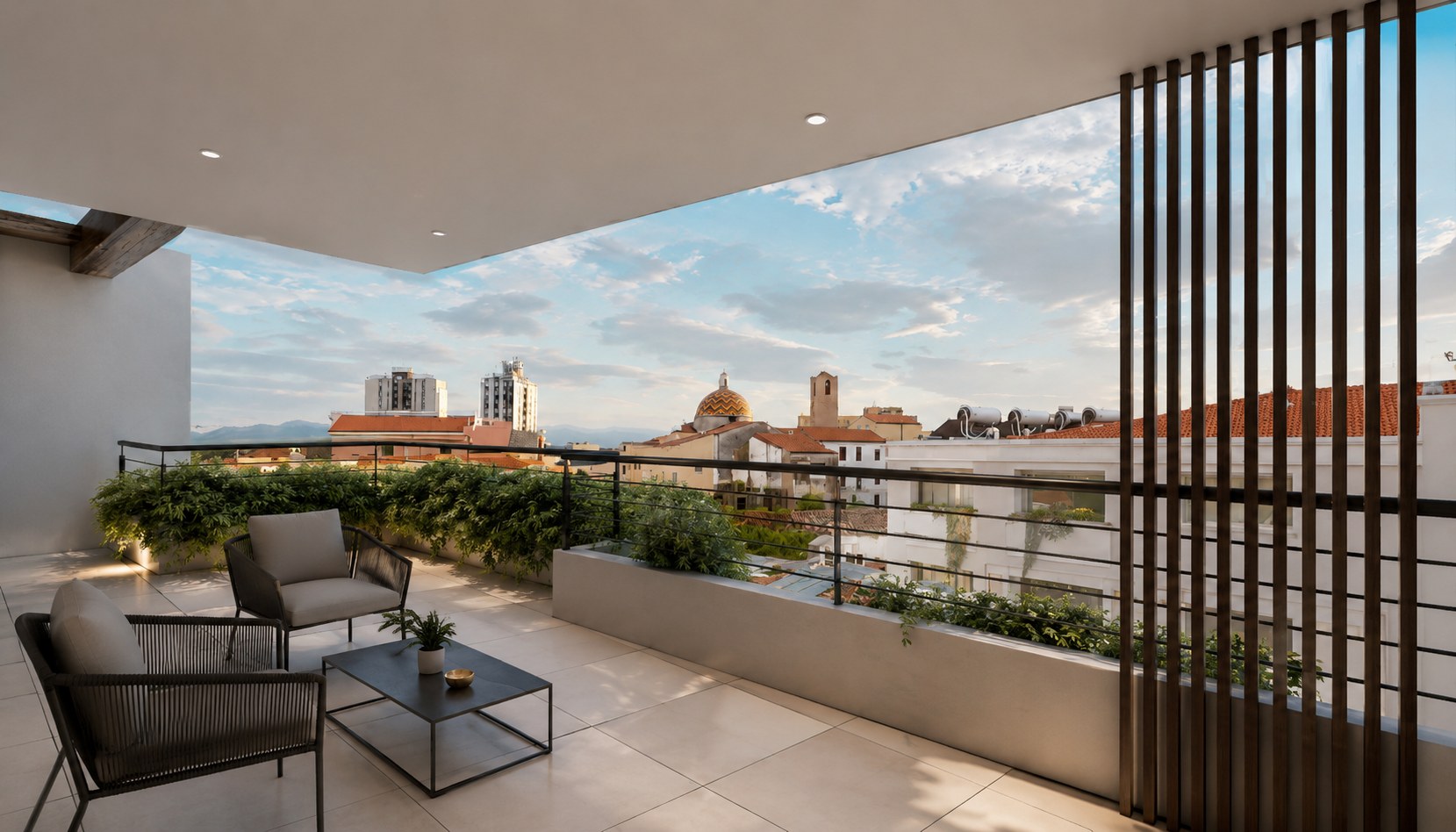 Terrazza living panoramica